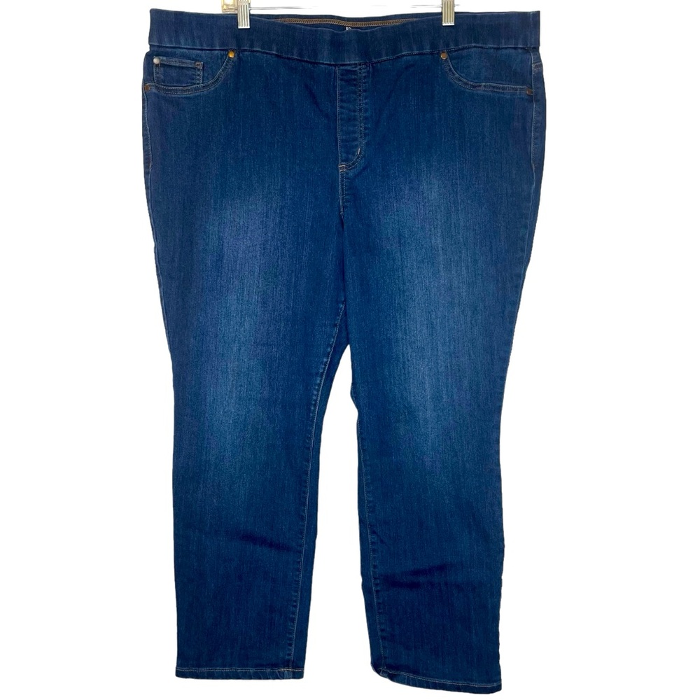 Kim Rogers Pull-on Denim Jeans 22W
